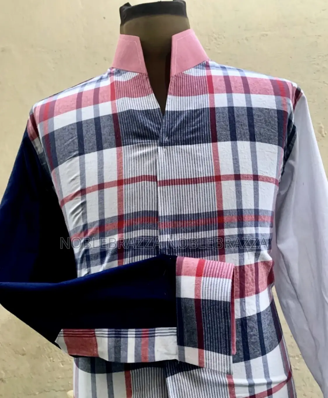 Noble-Brazza Chemise Col Tulipe