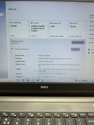 Ordinateur Portable Dell Inspiron 5559 8GB Intel Core I5 SSD 500GB