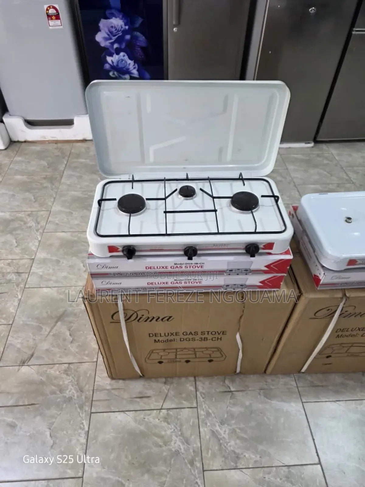 Frigo Commercial, Simple, Cuisinière, Plaque Et Le Réchaud