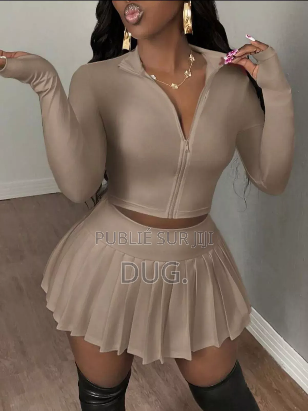 Ensemble Jupe Croptop Sport