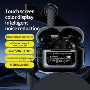 Écouteurs Bluetooth Smart Case Avec Écran Tactile Et Réduction Anc