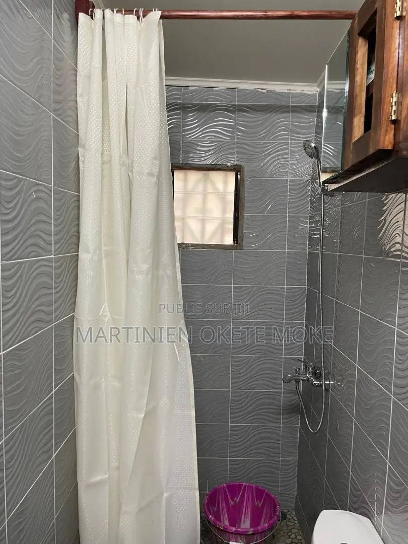 Furnished 1chbre Chambre et salon dans Privé, Bacongo à Louer