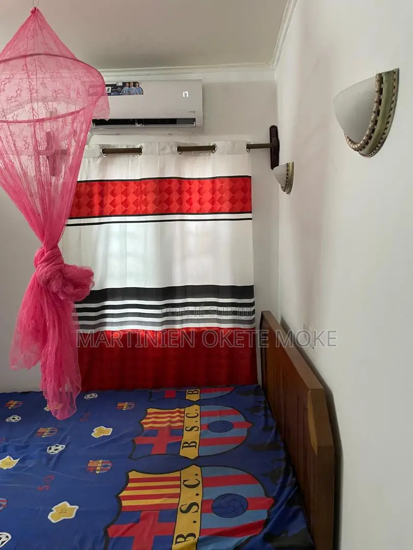 Furnished 1chbre Chambre et salon dans Privé, Bacongo à Louer