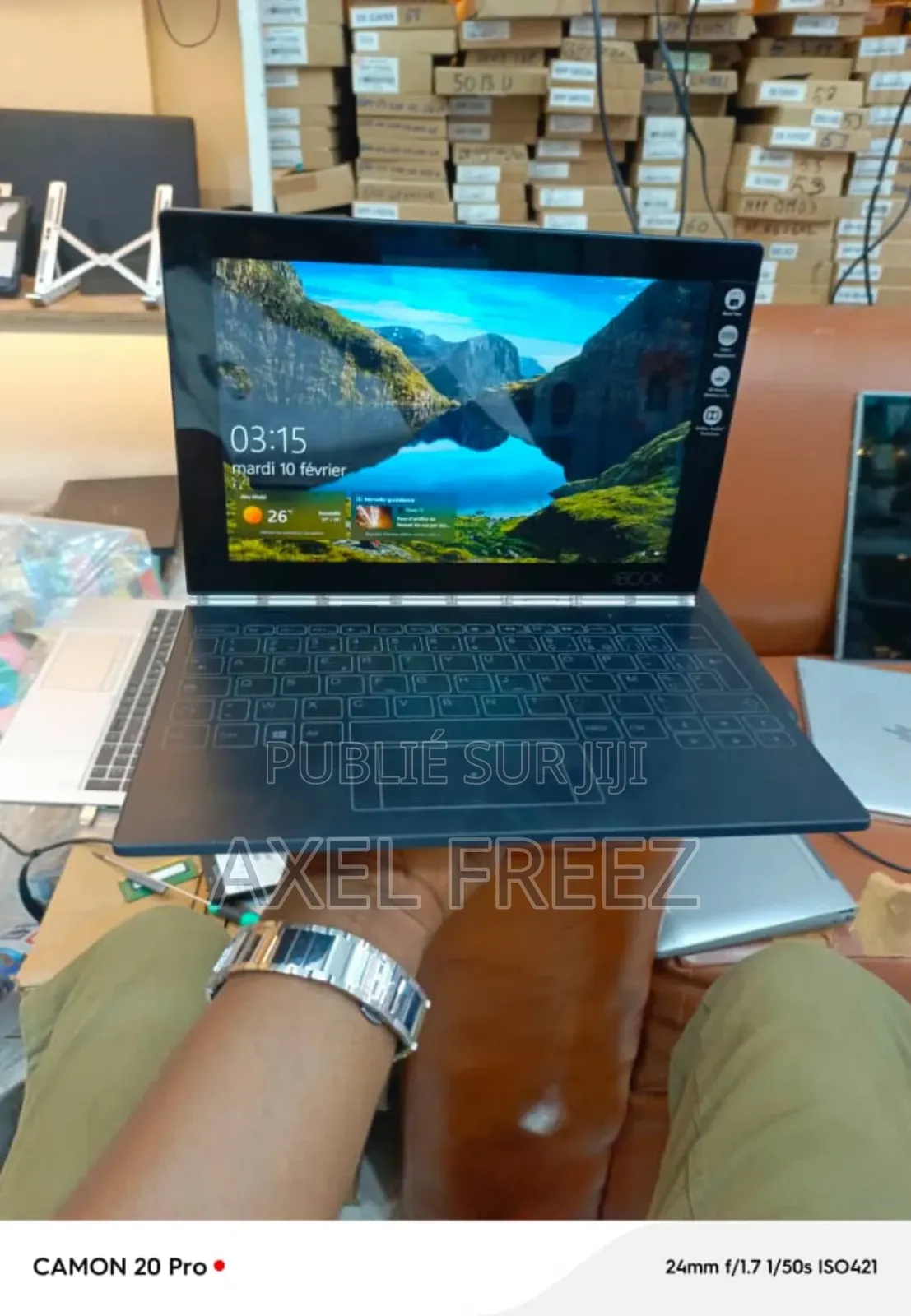 Ordinateur Portable Lenovo Yoga Book 9i 4GB Intel Core M SSD 128GB