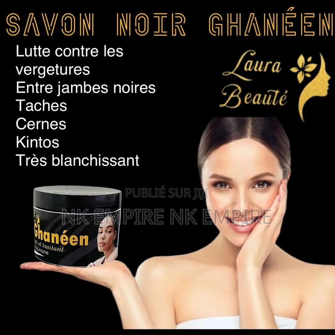 Savon Noir Ghanéen Blanchissant Et Traitant