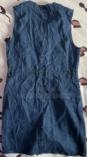 Mini Robe en Jean Issue De Friperie. Taille Xs/S.