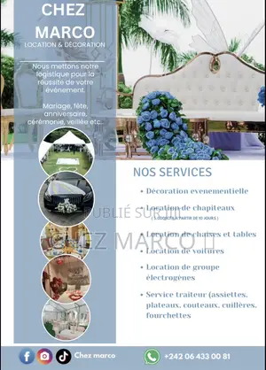 Locations De Chapiteaux, Des Chaises Et Services Événementielles