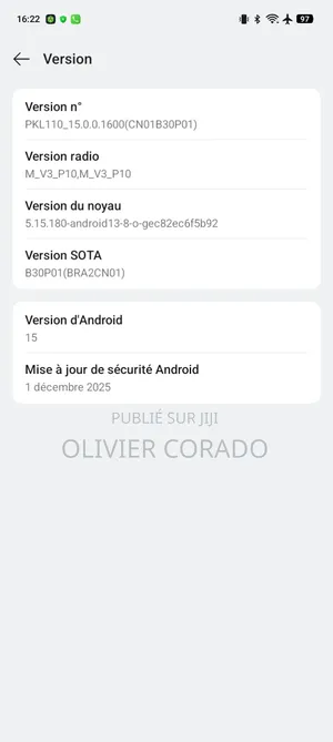 Nouveau Oppo A3 Pro 5G 128 GB Noir