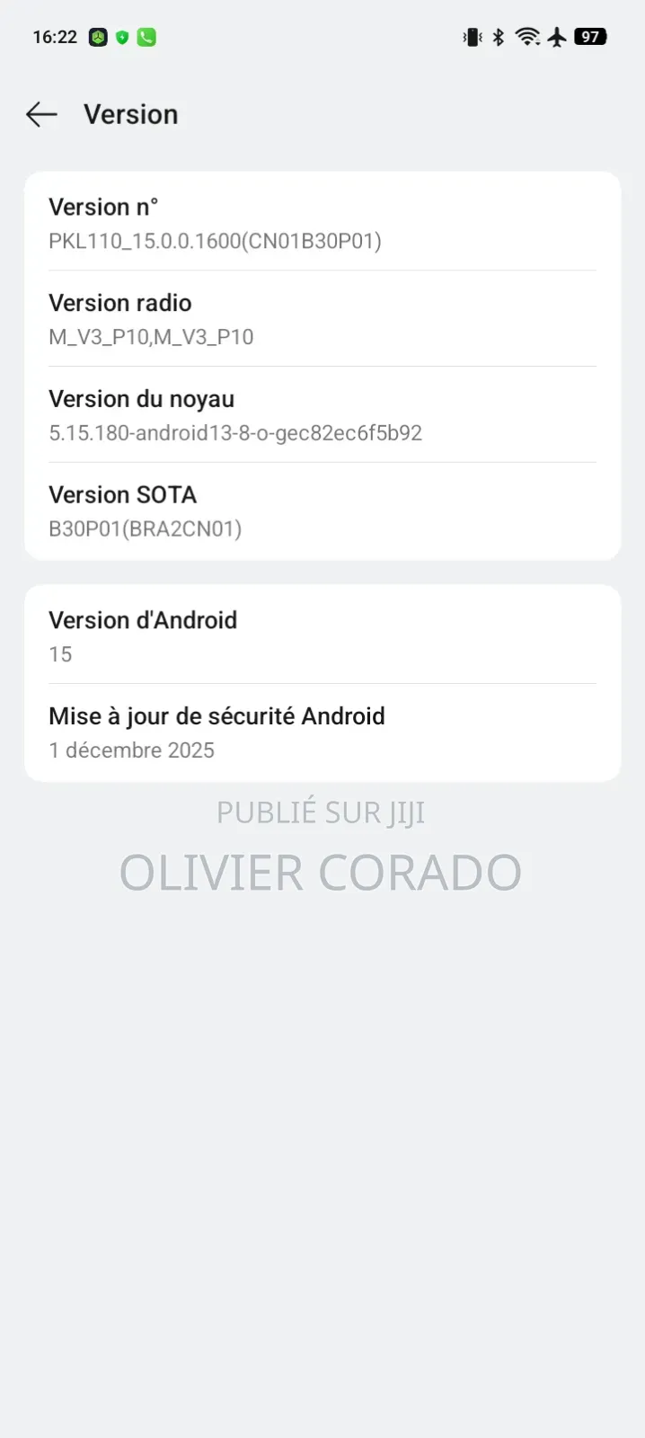 Nouveau Oppo A3 Pro 5G 128 GB Noir