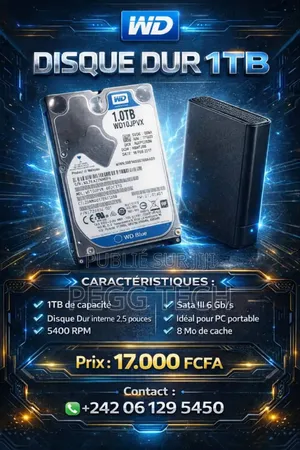 Disque Dur Wd Blue 1tb