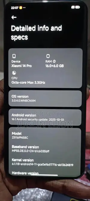 Nouveau Xiaomi 14 Pro 1 TB Black