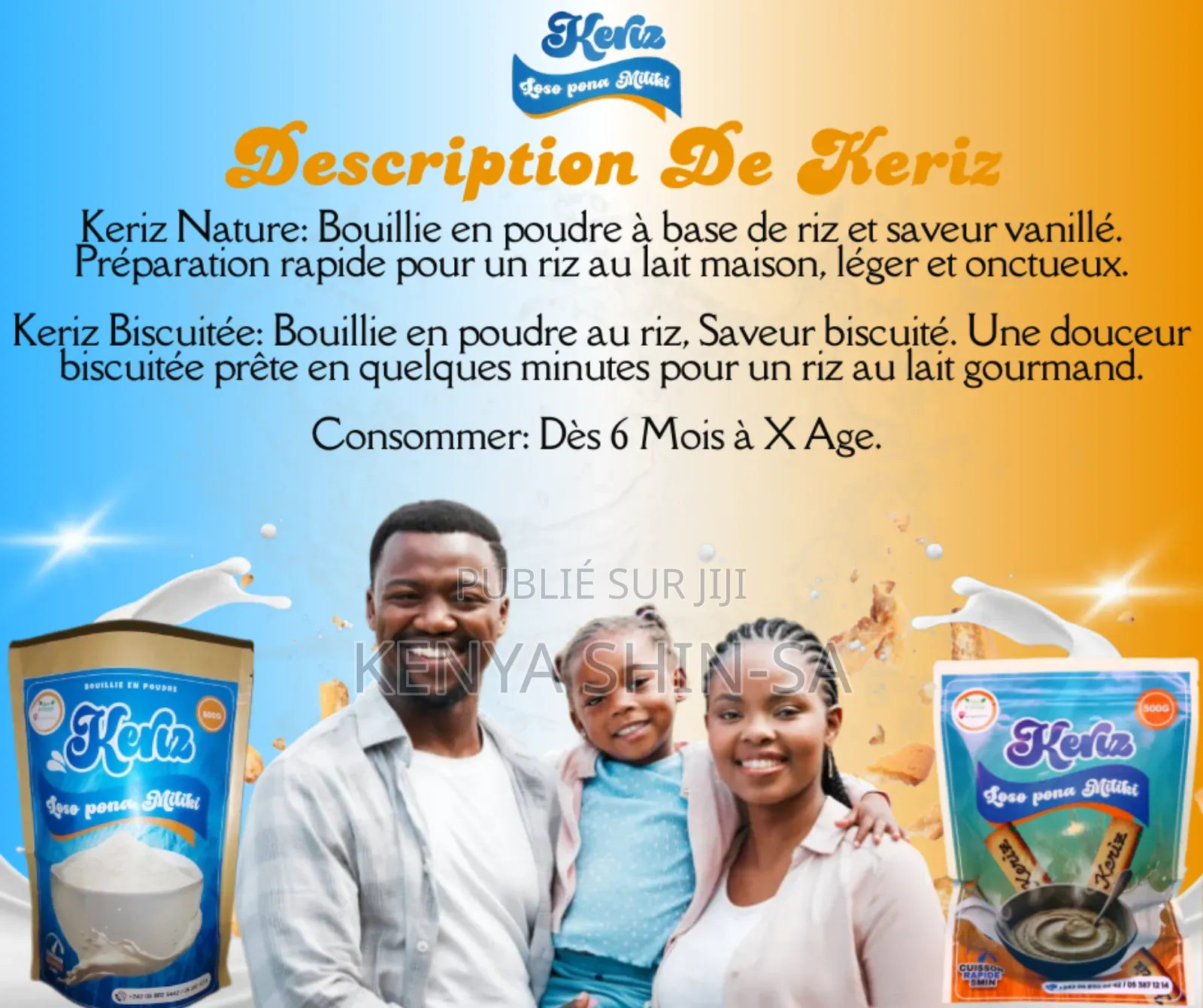 Bouillie De Riz Pour La Préparation Savoureuse- Rapide Du Riz Au Lait