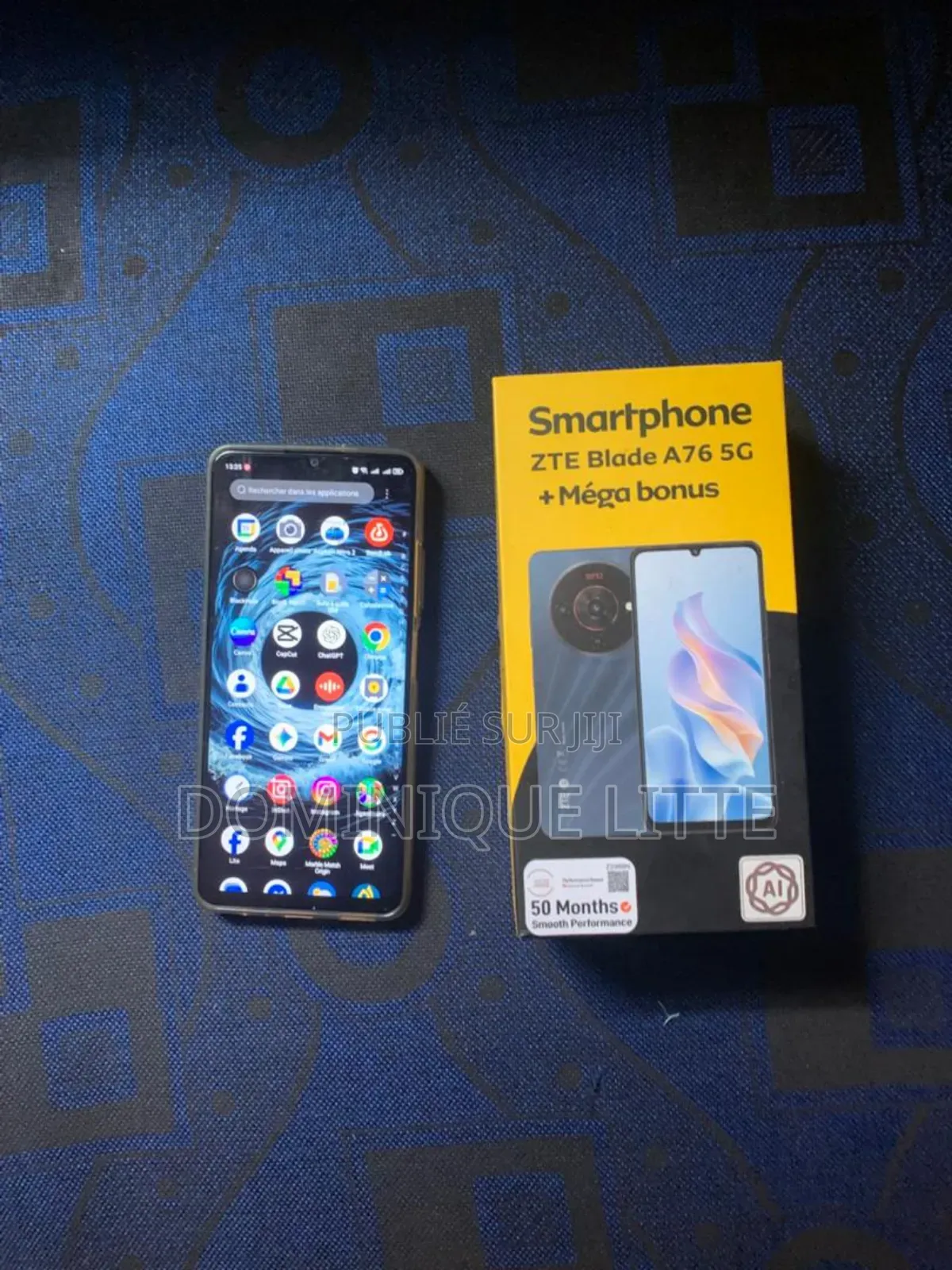 Nouveau ZTE Blade A76 5G 128 GB Gris