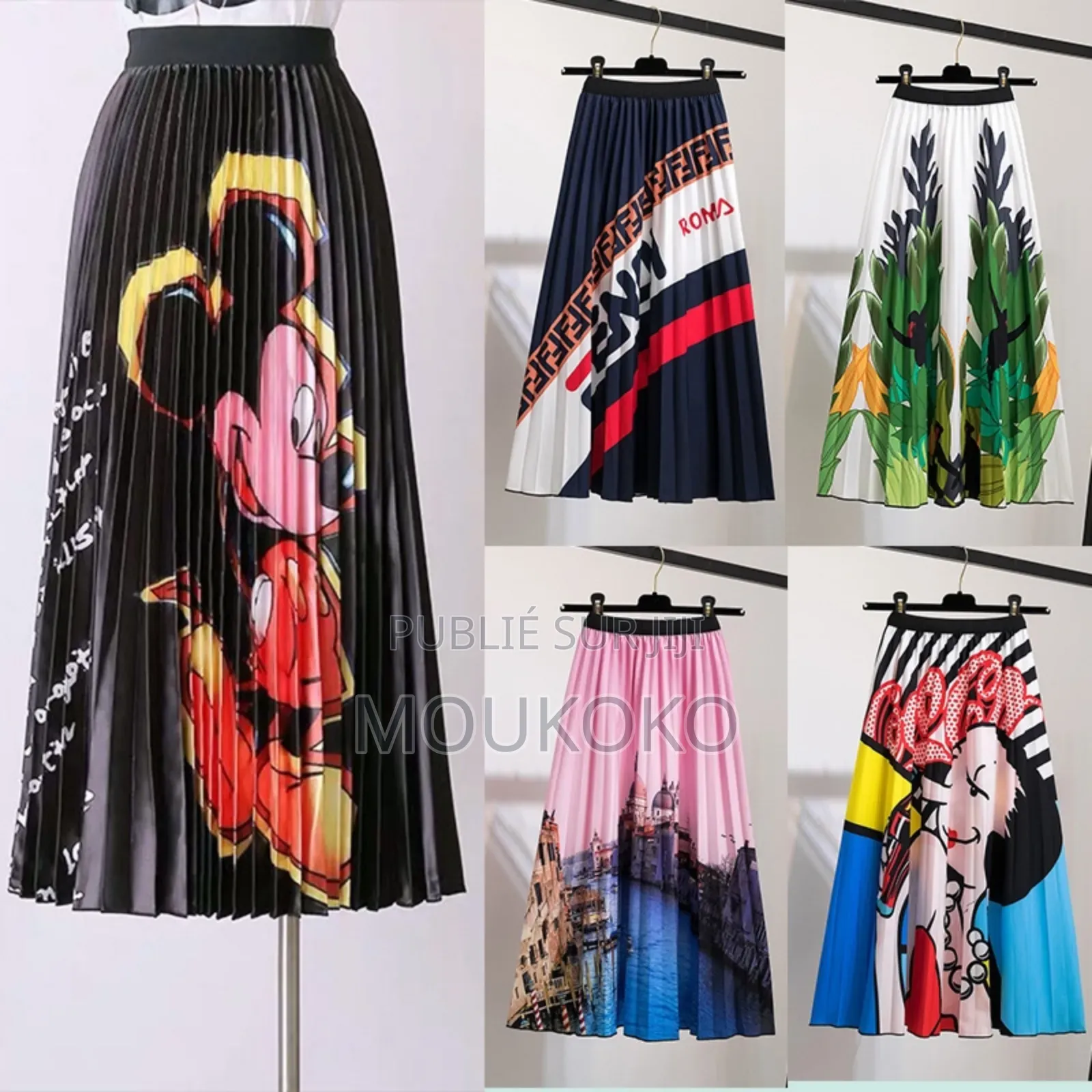 Jupe Longue Plissée