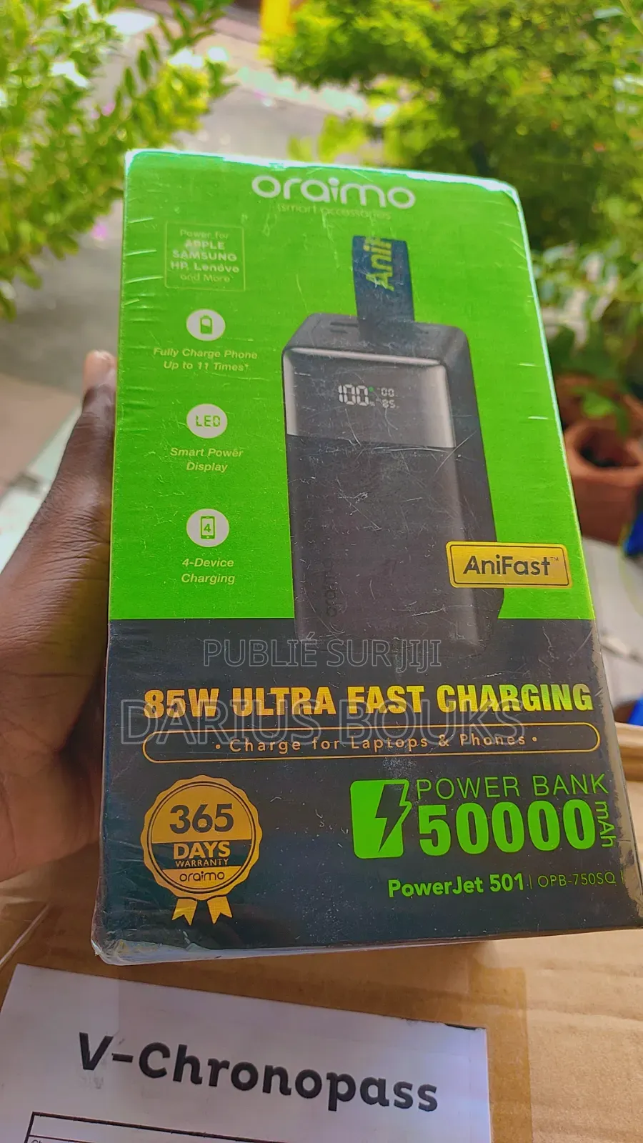 Power Bank 85w 50000mah