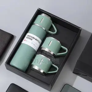 Gourde Thermos Avec Deux Tasses