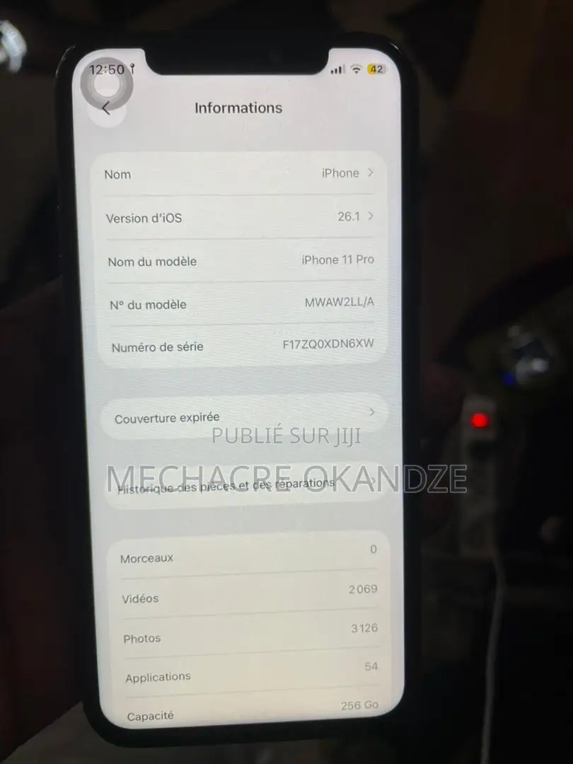 Apple iPhone 11 Pro 256 GB Doré