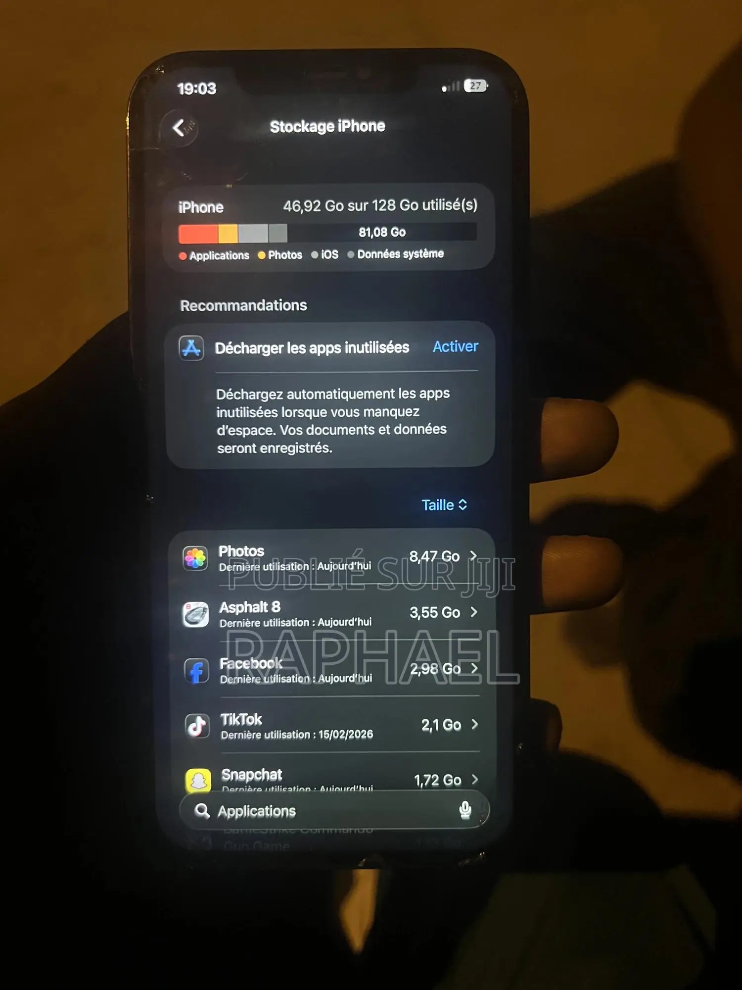 Apple iPhone 12 Pro Max 128 GB Bleu