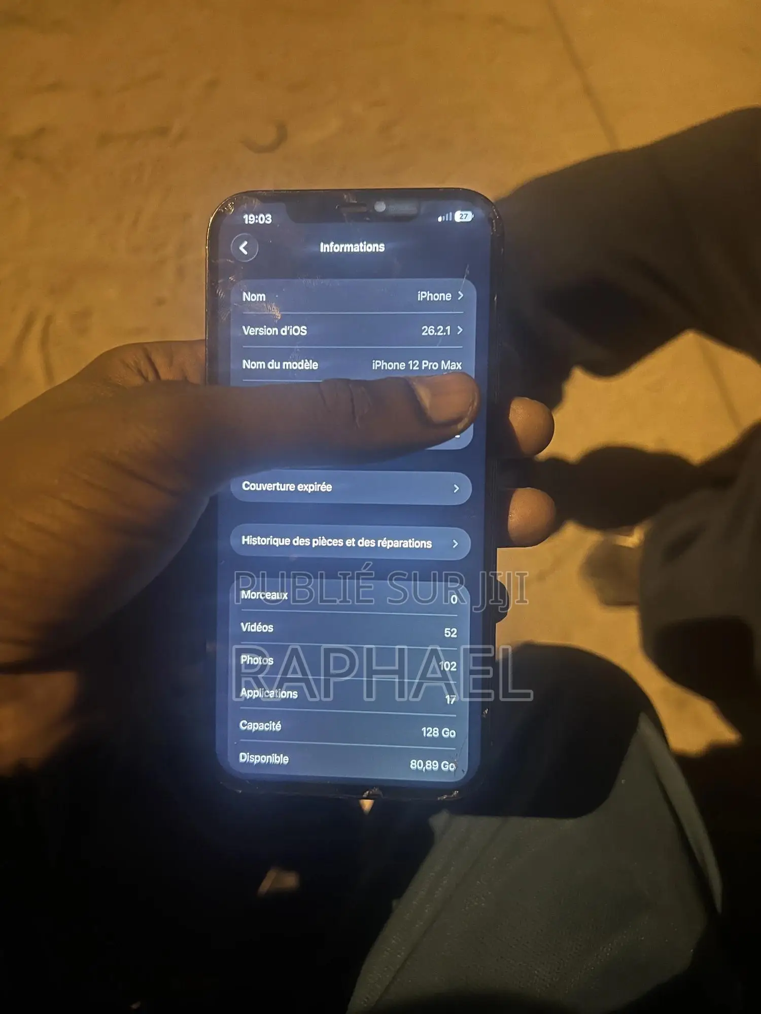 Apple iPhone 12 Pro Max 128 GB Bleu