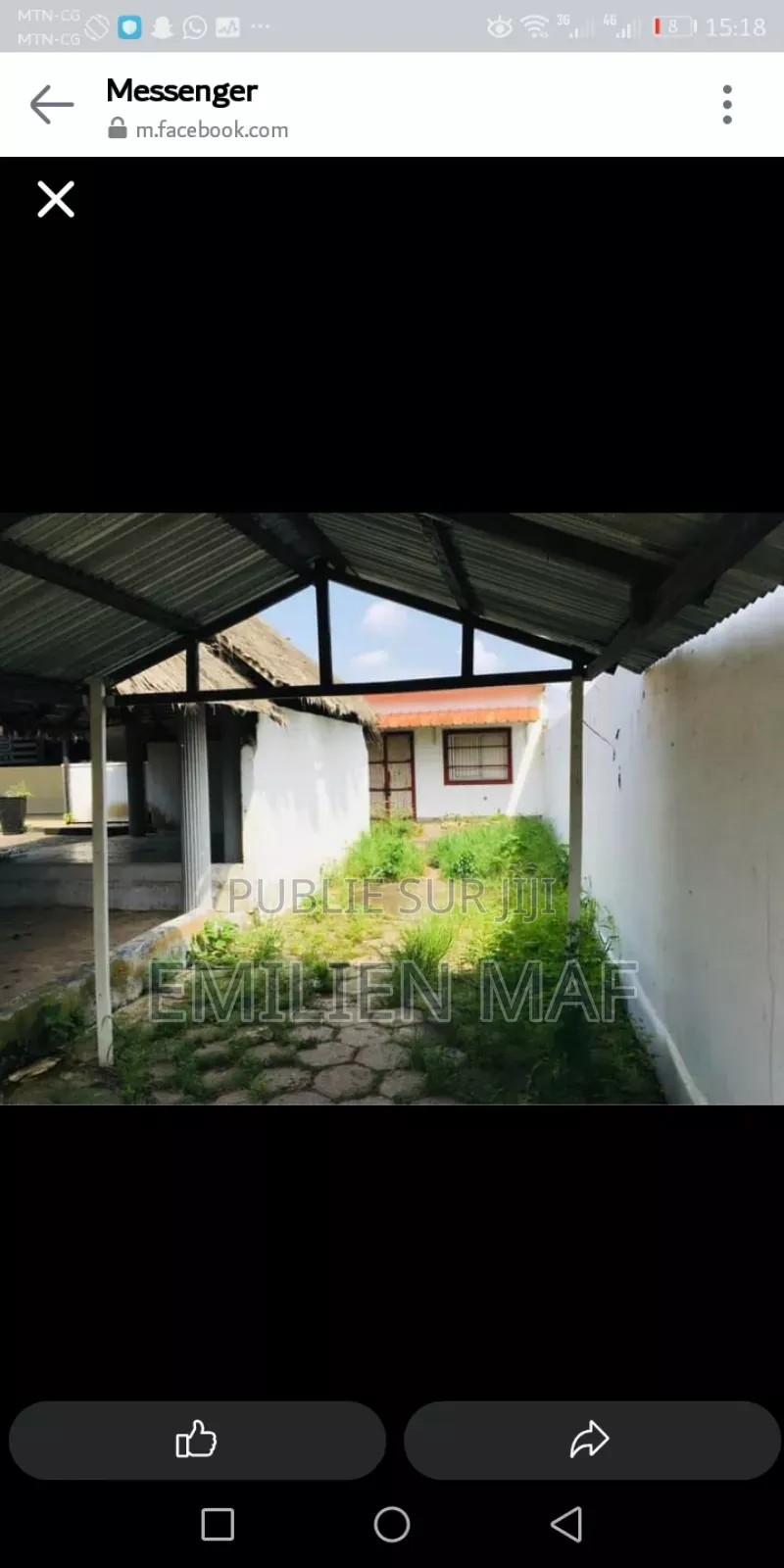 4chbre Appartement dans Emaf Action, Ngoyo à Louer