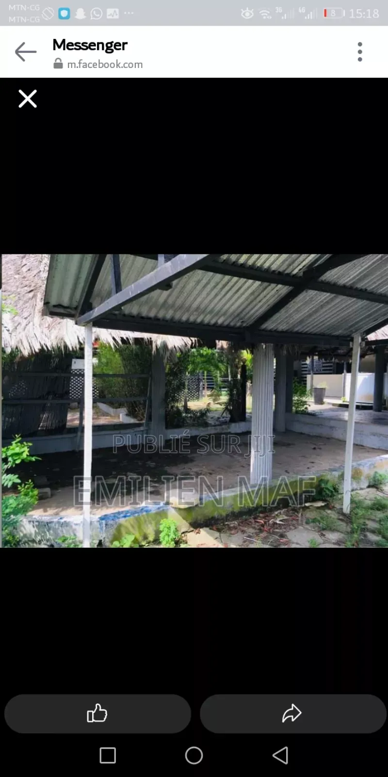 4chbre Appartement dans Emaf Action, Ngoyo à Louer