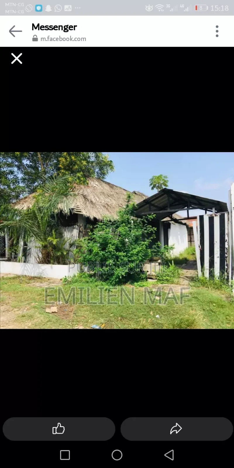 4chbre Appartement dans Emaf Action, Ngoyo à Louer