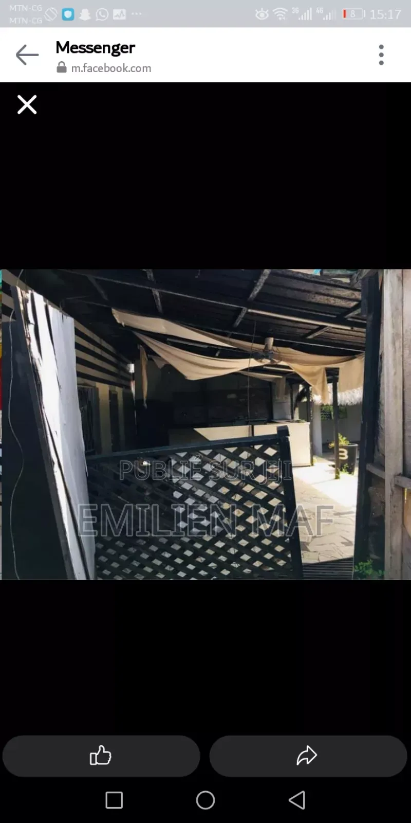 4chbre Appartement dans Emaf Action, Ngoyo à Louer