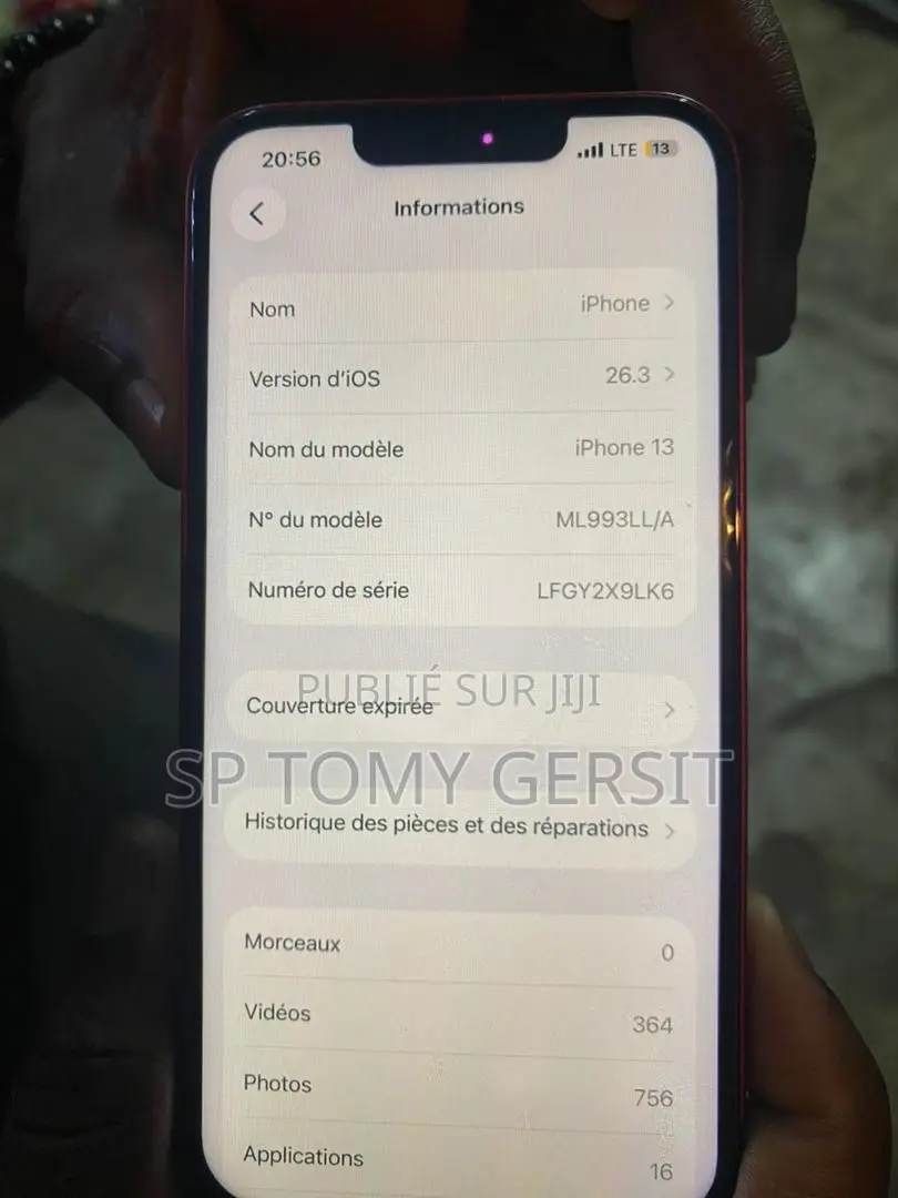 Apple iPhone 13 128 GB Rouge