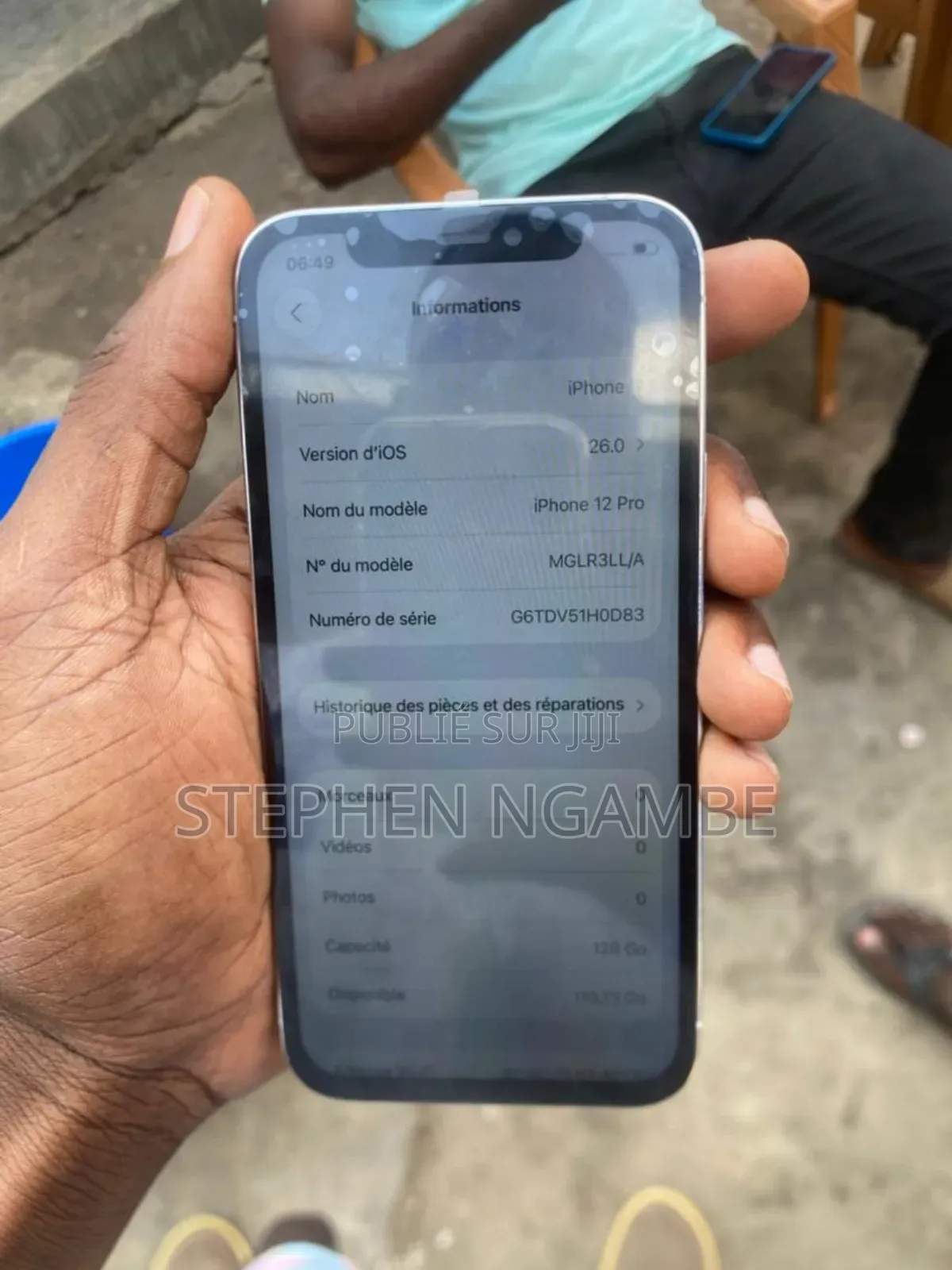 Apple iPhone 12 Pro 128 GB Argenté