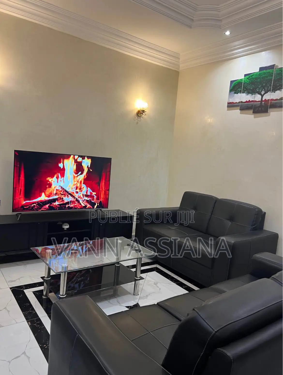 Furnished 2chbre Appartement dans Pointe-Noire à Louer