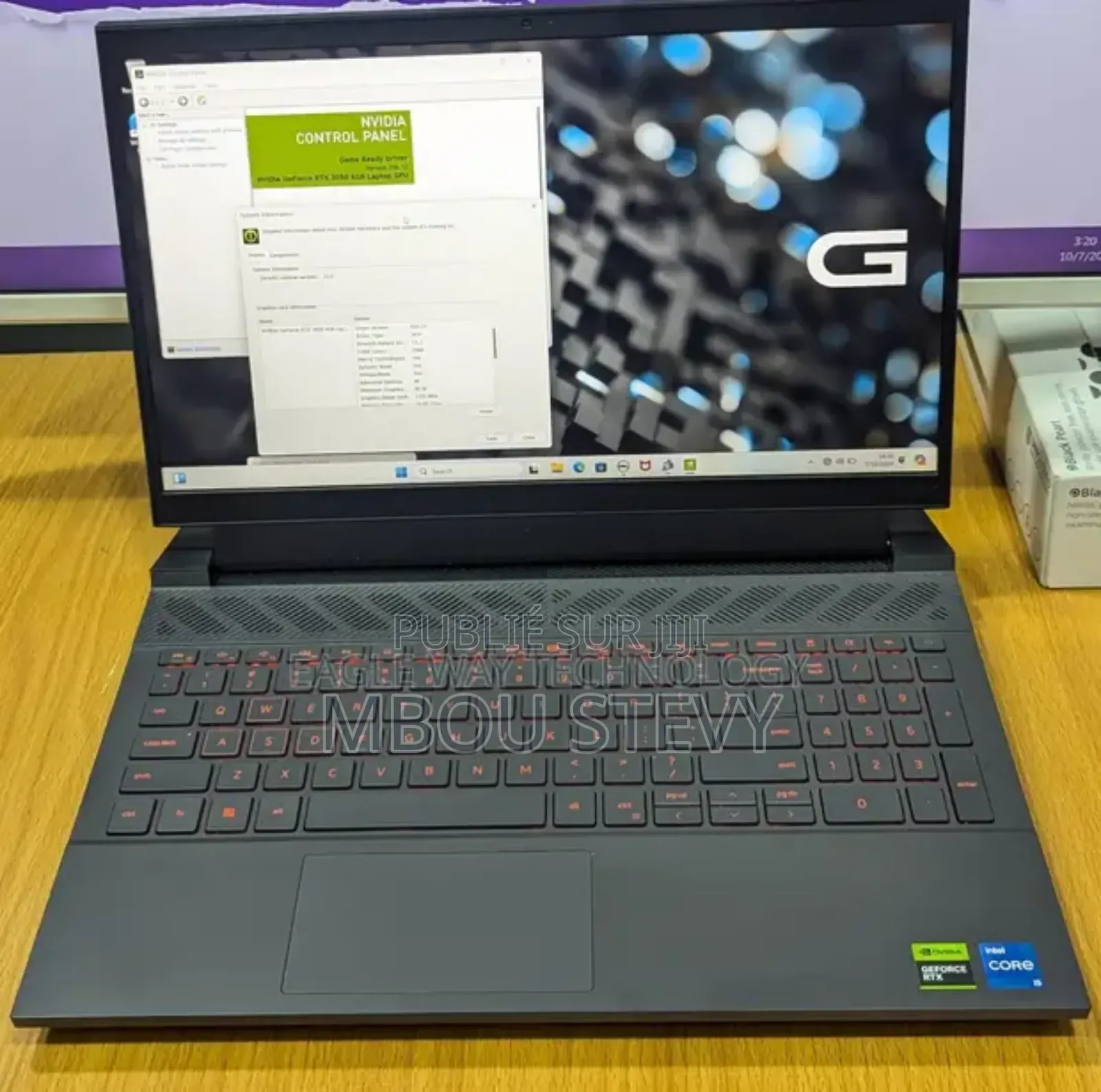 Ordinateur portable Dell G15 5535 16GB Intel Core i7 SSD 512GB