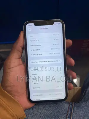 Apple iPhone 11 64 GB Blanc