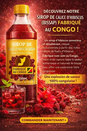 Sirop De Manuguette (Tondolo) Sirop De Gingembre Sirop De Menthe Sirop