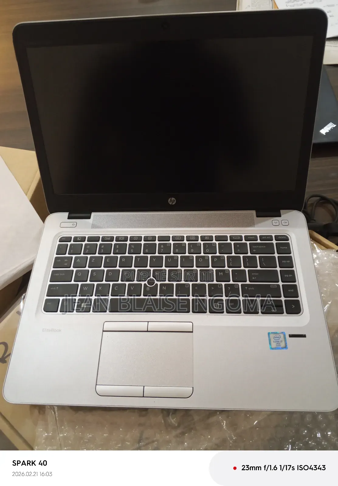 Ordinateur portable HP EliteBook 840 G3 16GB Intel Core i7 SSD 512GB