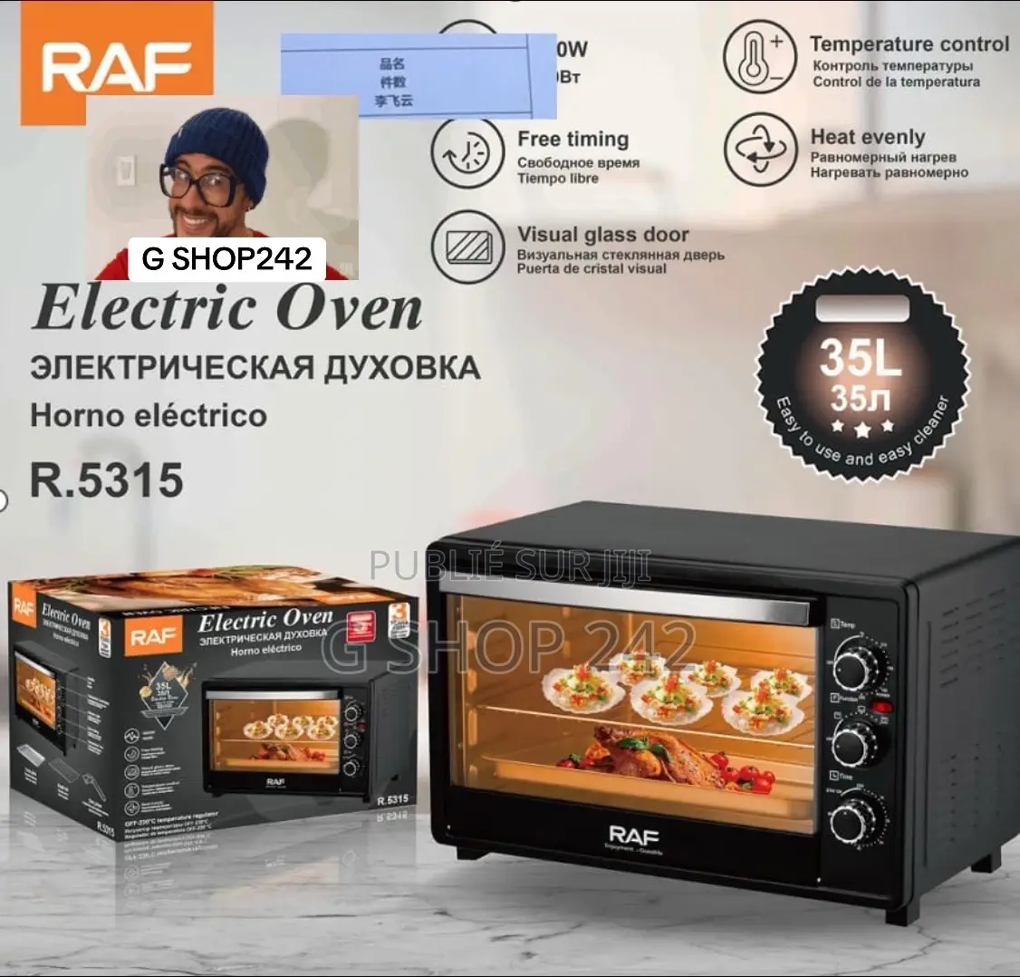 Four Électrique Raf 35l – Puissance Performance en Cuisine !