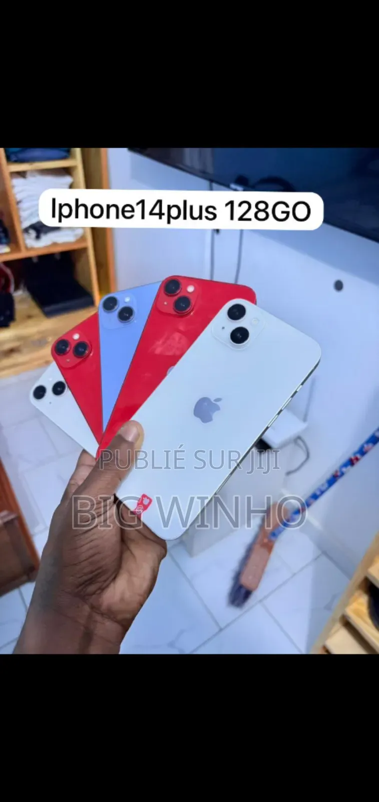 Apple iPhone 14 Plus 128 GB Blanc