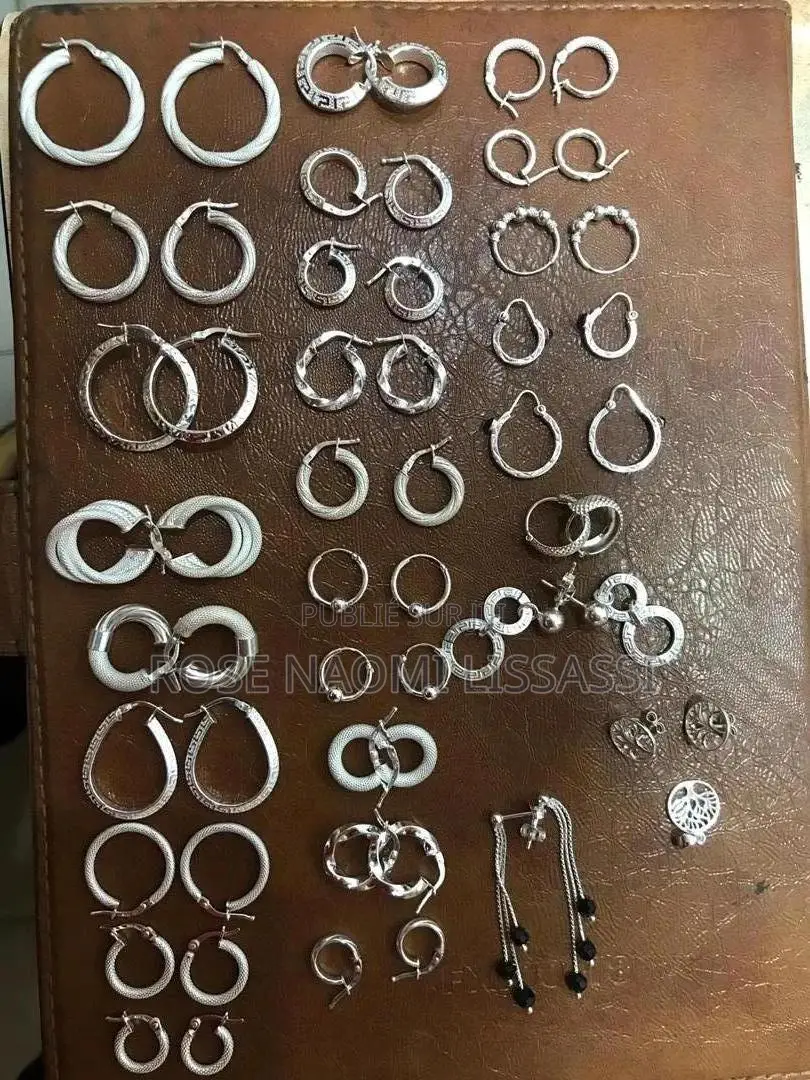 Boucles d'Oreilles en Argent Pur