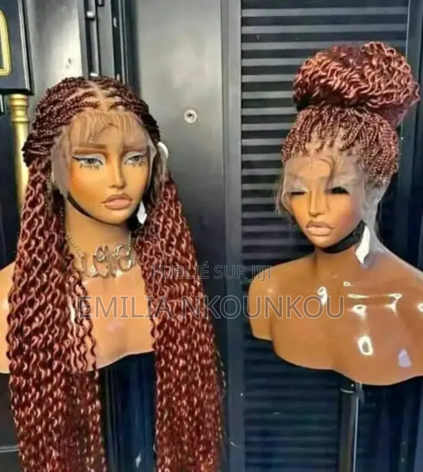 Perruque Tressée Moderne Très Élégante