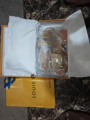 Sandale Louis Vuitton Neuves- Beige Et Argent