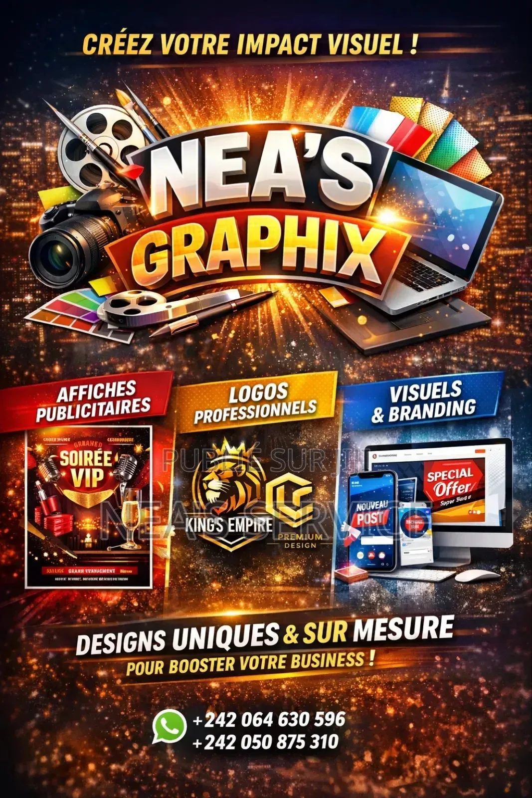 Création De Portraits Numériques – Nea’S Graphix