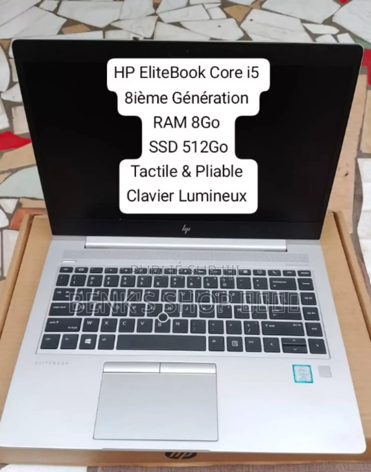 Nouveau HP EliteBook 830 G5 8GB Intel Core i5 SSD 512GB