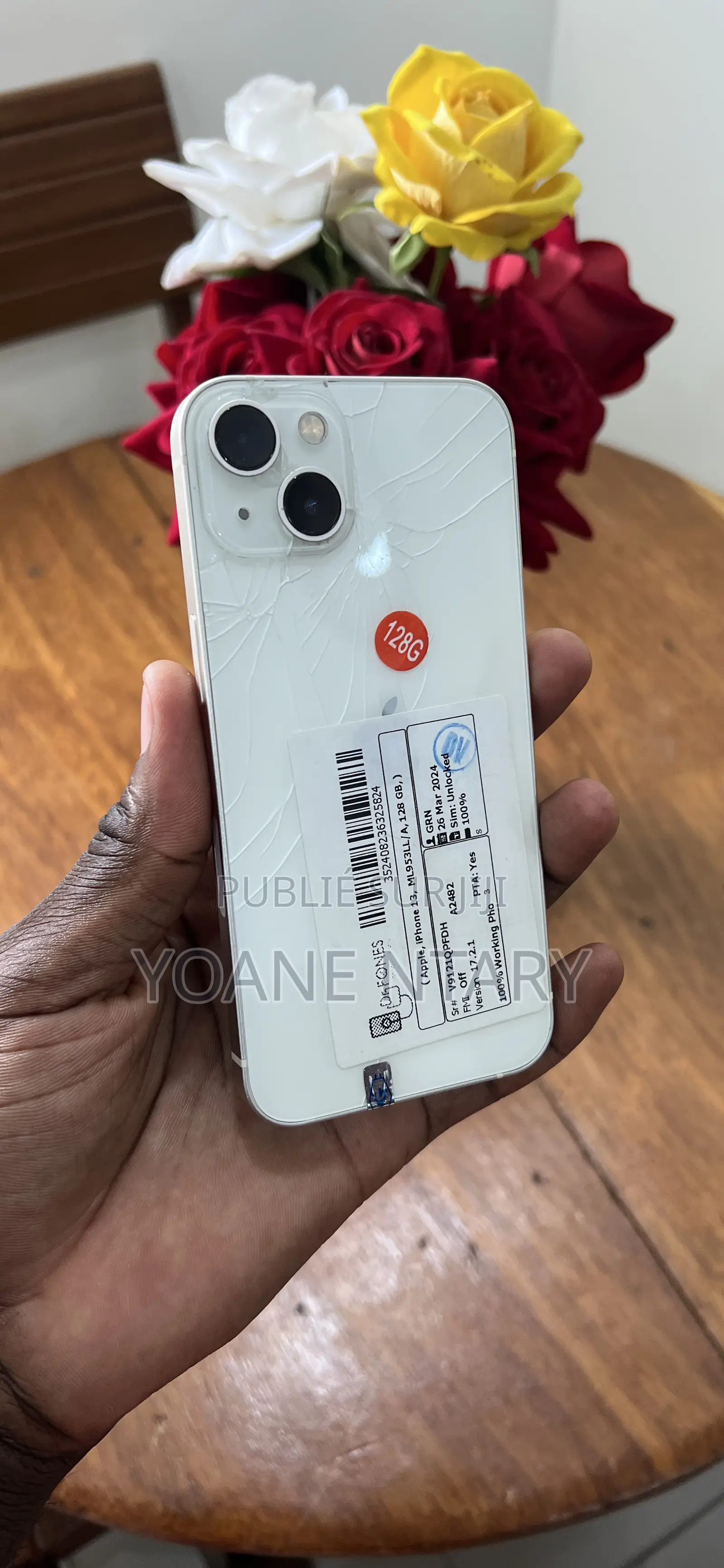 Apple iPhone 13 128 GB Blanc