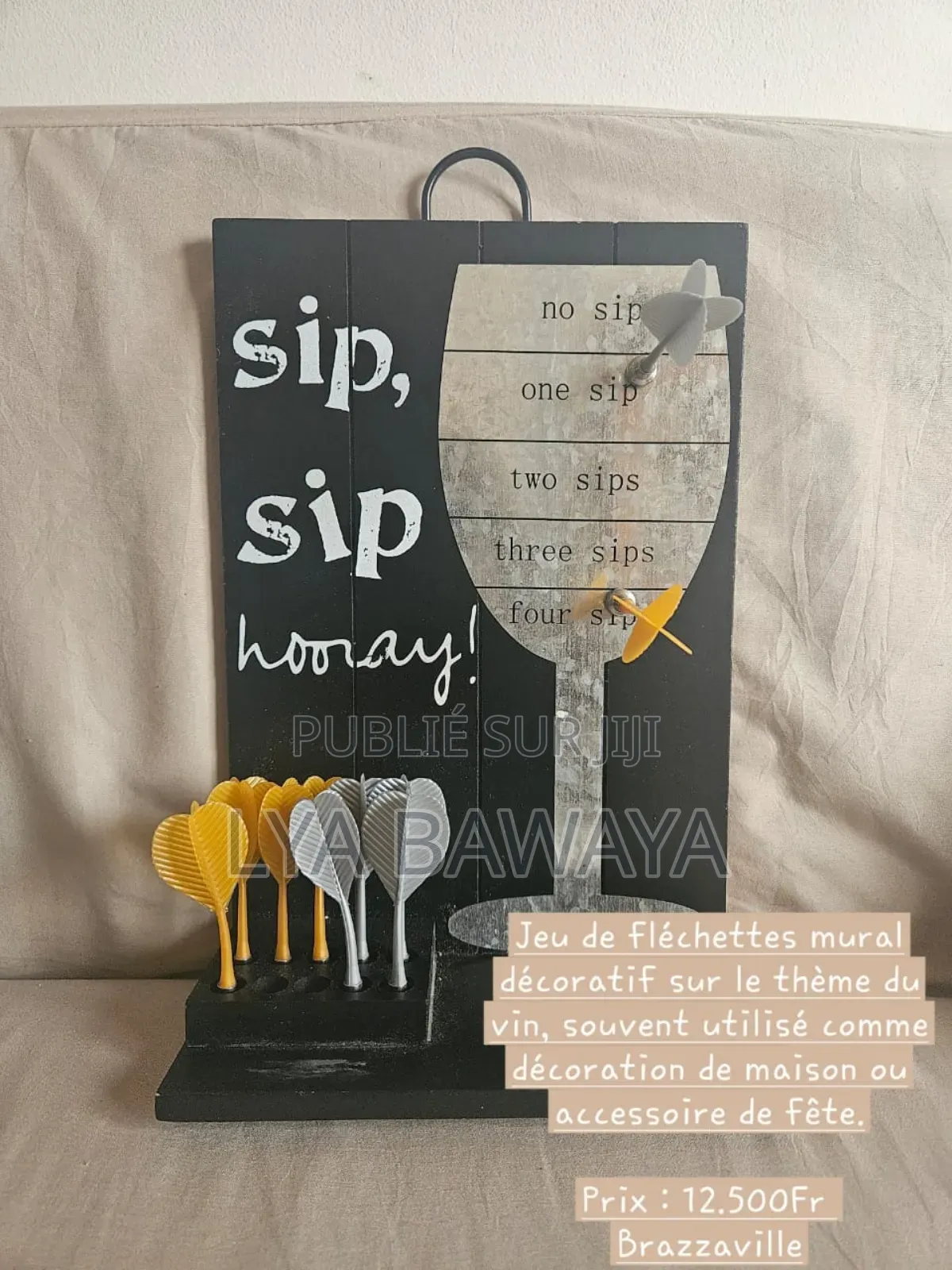 Décoration Fléchette 2 en 1