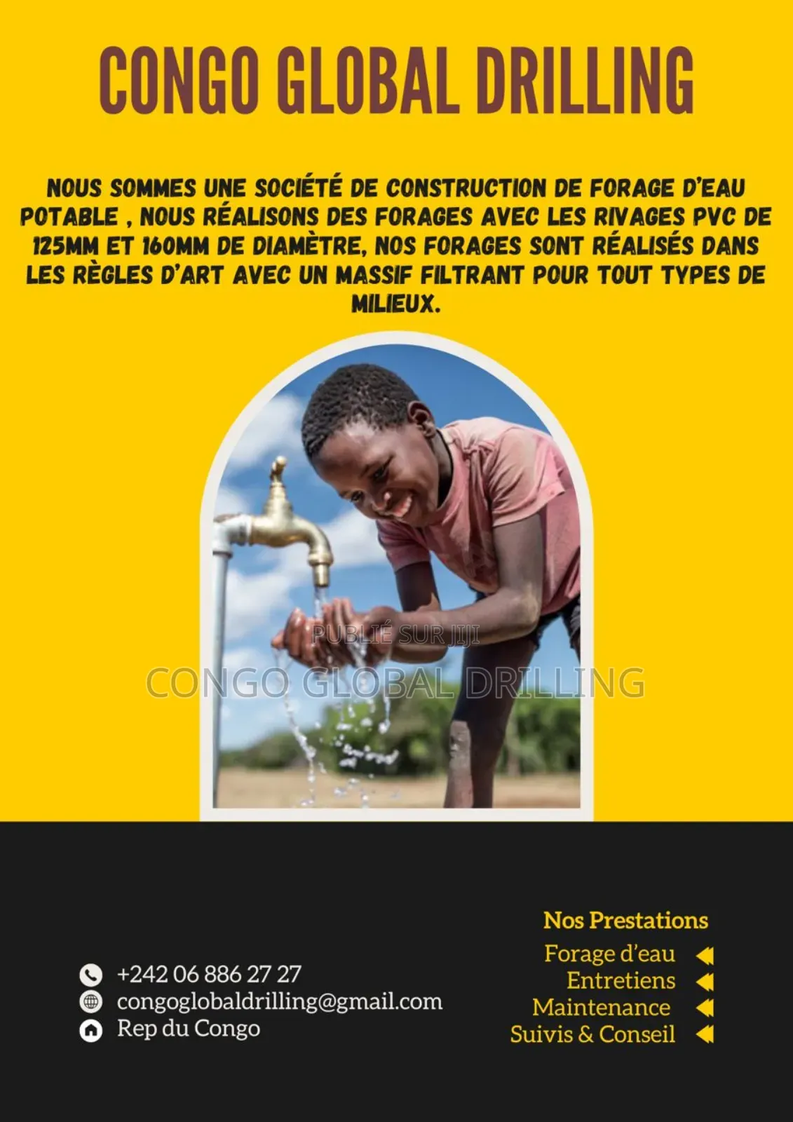 Pour Tous Besoins De Forage D’Eau, Nous Sommes Disponibles Pour Vous