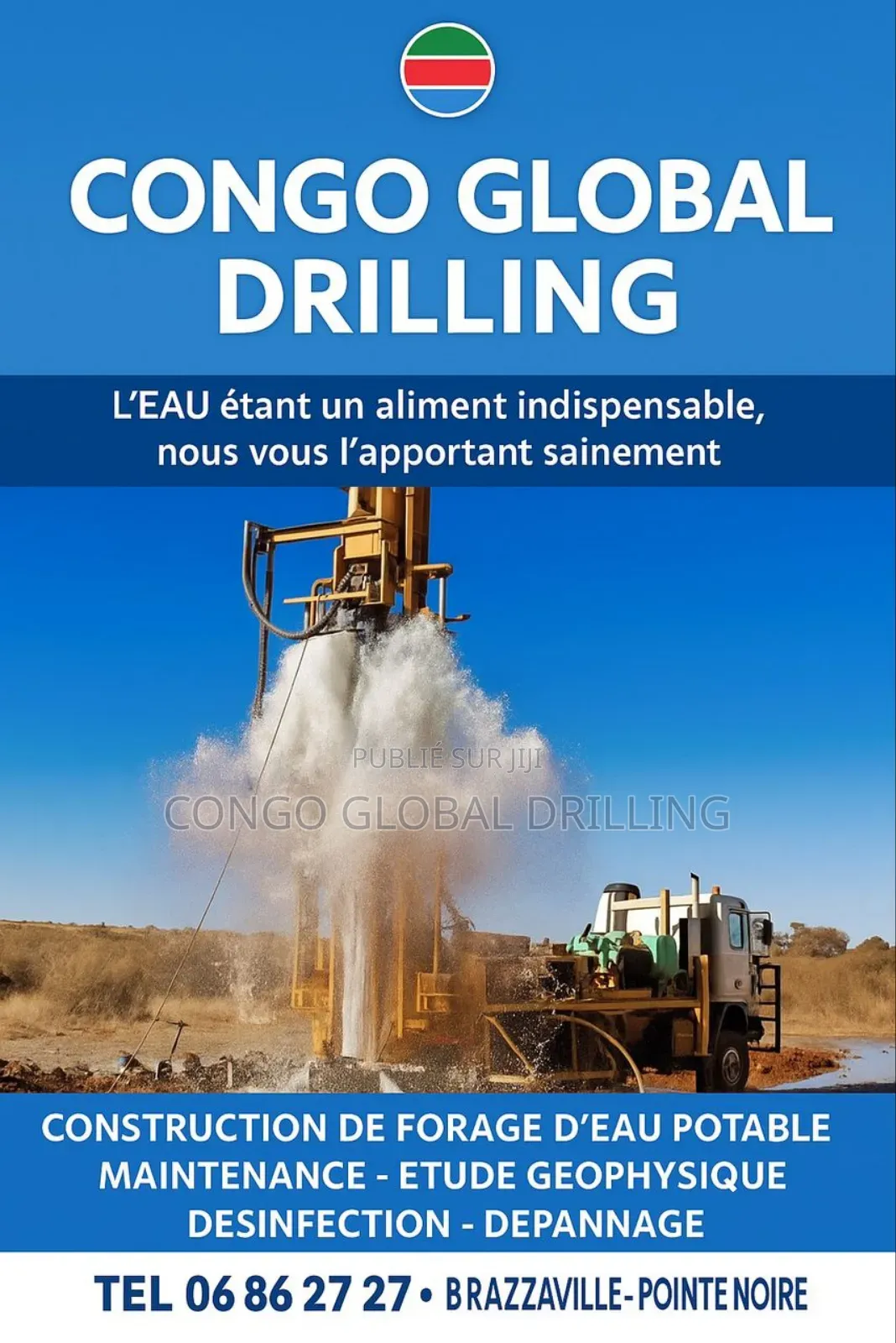 Pour Tous Besoins De Forage D’Eau, Nous Sommes Disponibles Pour Vous