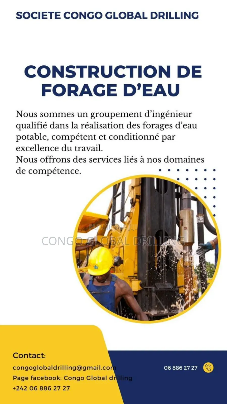 Pour Tous Besoins De Forage D’Eau, Nous Sommes Disponibles Pour Vous