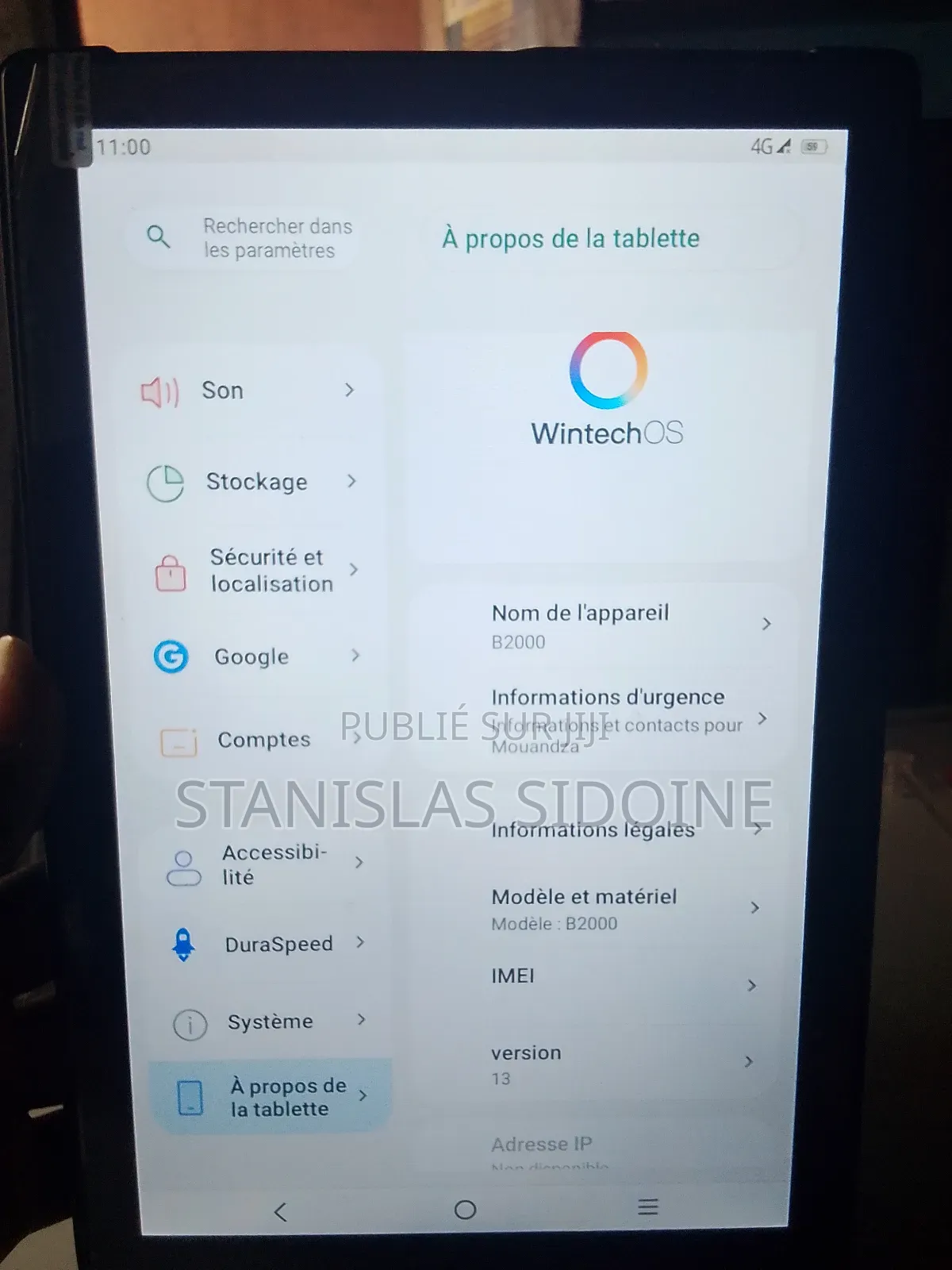 AirTab T2000 512 GB Noir