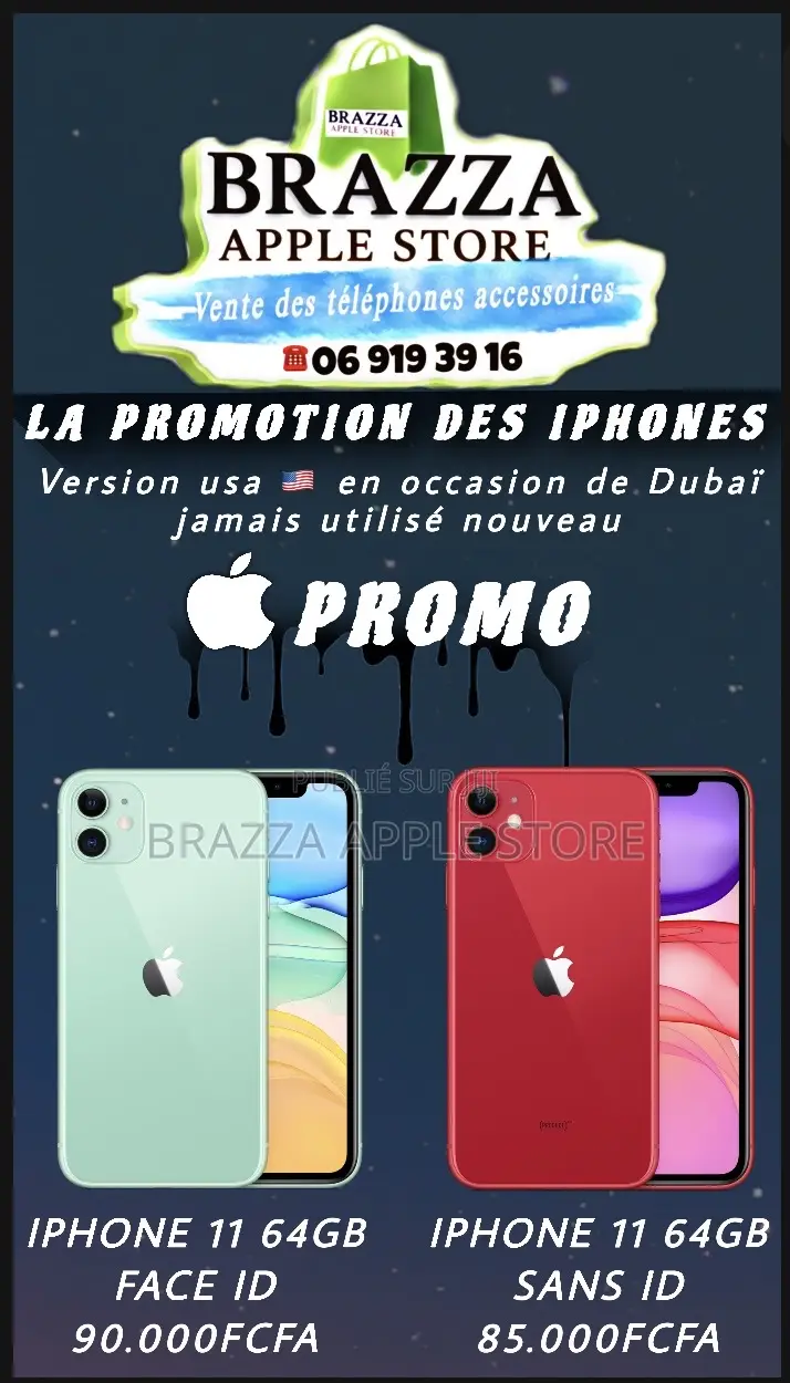 Nouveau Apple iPhone 11 64 GB Blanc