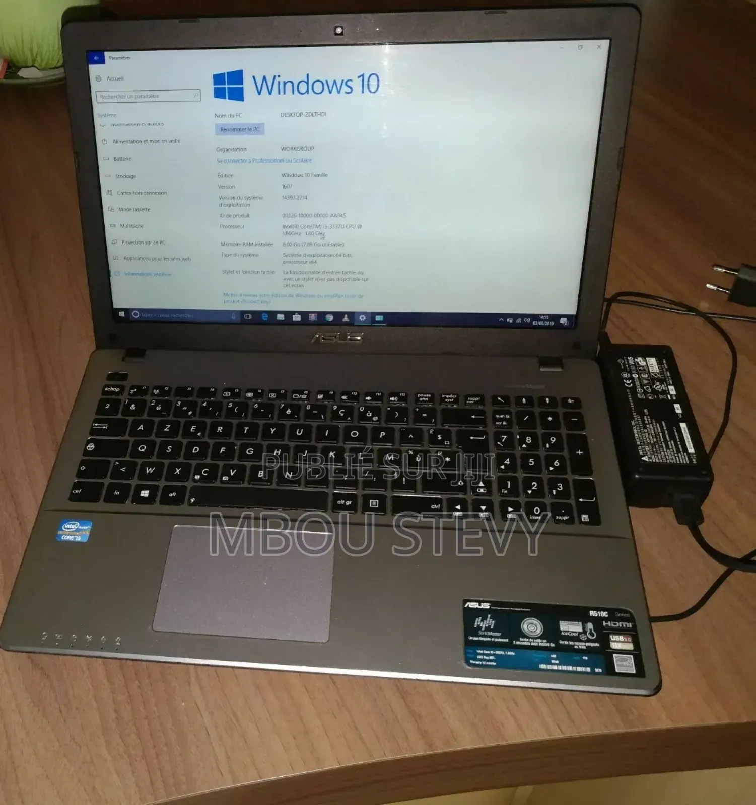 Ordinateur portable Hasee TWS 8GB Intel Core i5 HDD+SSD 500GB