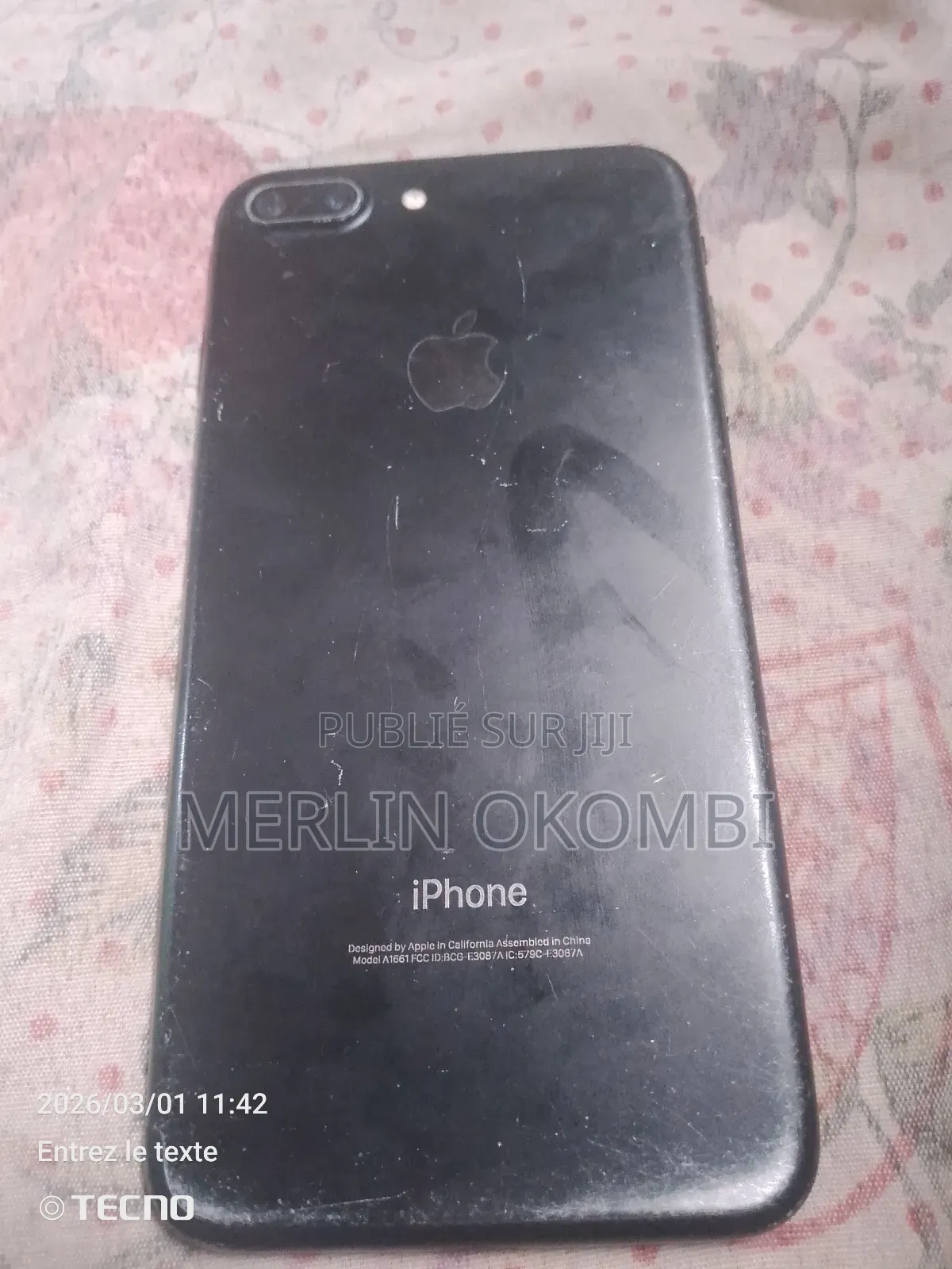 Apple iPhone 7 Plus 128 GB Noir